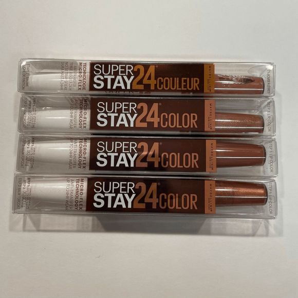 Maybelline Other - Maybelline Super Stay 24 Color Lip Colors Lot of 4